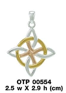 Celtic Quaternary Knot Pendant OTP554 - Jewelry